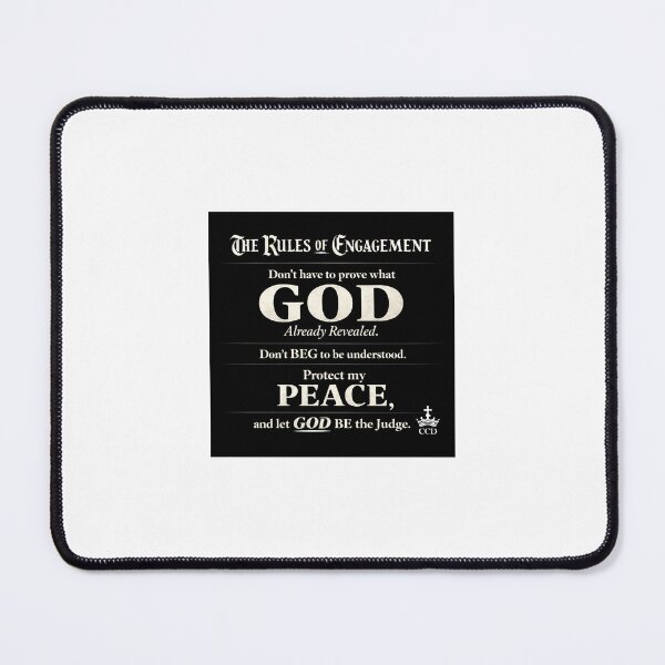 Item preview, the rules of engagement GOD PEACE designed and sold by ocd_Jessica.