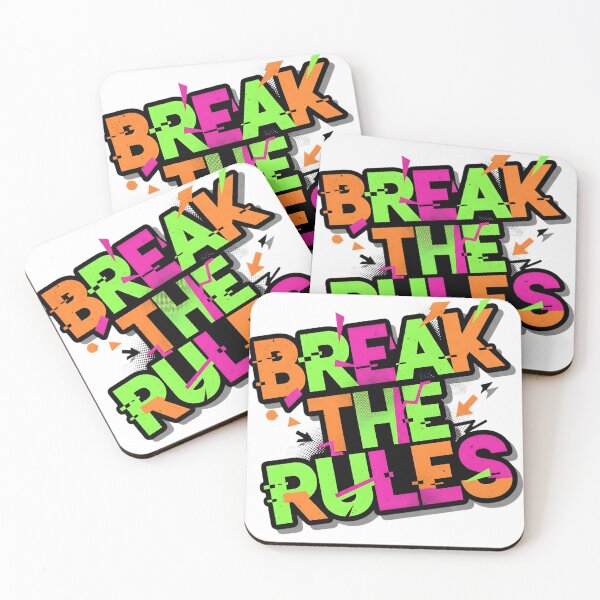 Item preview, Break the Rules – Vibrant Glitch Core Neo-Punk Typography designed and sold by VibranPalette.