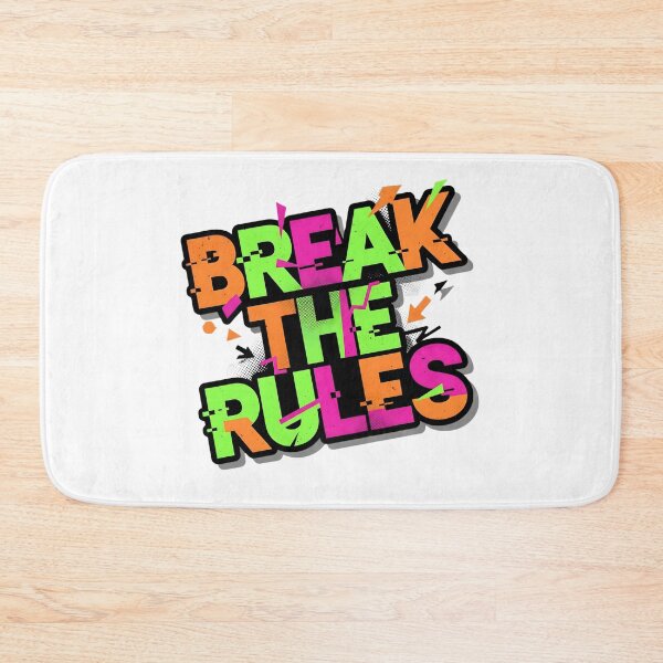 Item preview, Break the Rules – Vibrant Glitch Core Neo-Punk Typography designed and sold by VibranPalette.