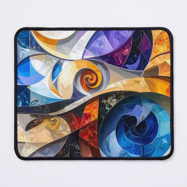 Item preview, Chromatic Spiral – Stained Glass Abstraction designed and sold by NizuCaCi.