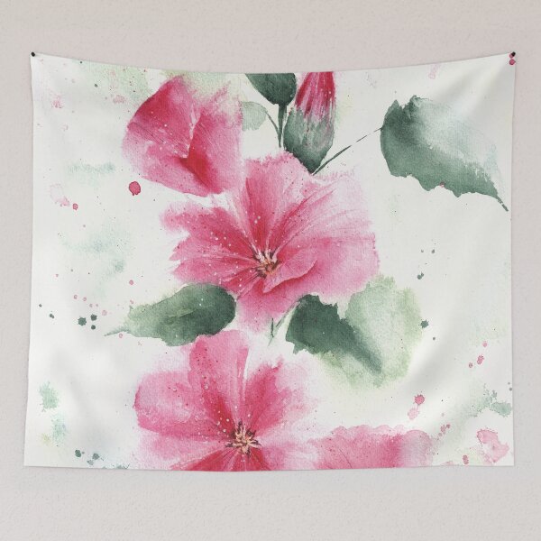Item preview, Hollyhocks designed and sold by Édith Provost.