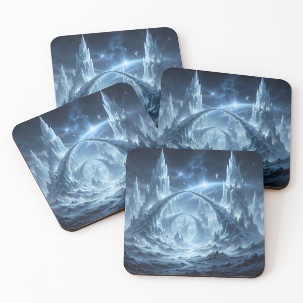 Item preview, Ethereal Frost: Celestial Ice Arches of a Distant World designed and sold by KYOFRAME.