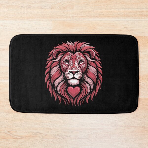 Item preview, Lion Heart Mosaic Valentine Romantic Animal Art designed and sold by sky11PP.