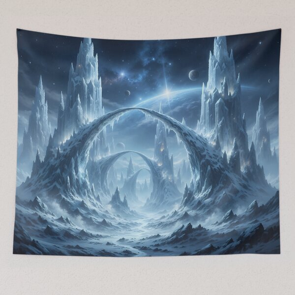 Item preview, Ethereal Frost: Celestial Ice Arches of a Distant World designed and sold by KYOFRAME.