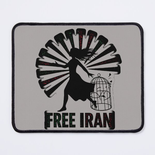 Item preview, #IranianRevolution2026 - Free Iran – Rising From the Shadows Freedom Art designed and sold by YG - YiddisheGesheft.