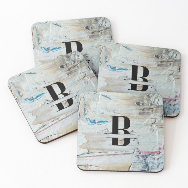 Item preview, Monogram...B...on colourful cement/concrete background designed and sold by CHASAcreative.
