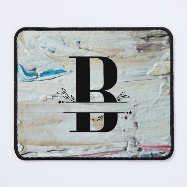 Item preview, Monogram...B...on colourful cement/concrete background designed and sold by CHASAcreative.
