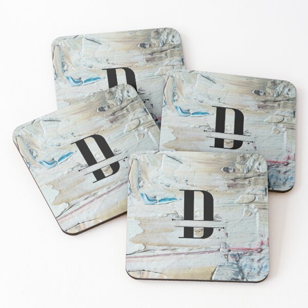 Item preview, Monogram...D...with colourful concrete/cement background designed and sold by CHASAcreative.