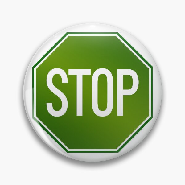 Item preview, Green Stop Sign designed and sold by Normbot2000.