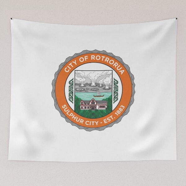 Item preview, Rotorua Sulphur City New Zealand Geothermal Waka Est. designed and sold by k3rstman1.
