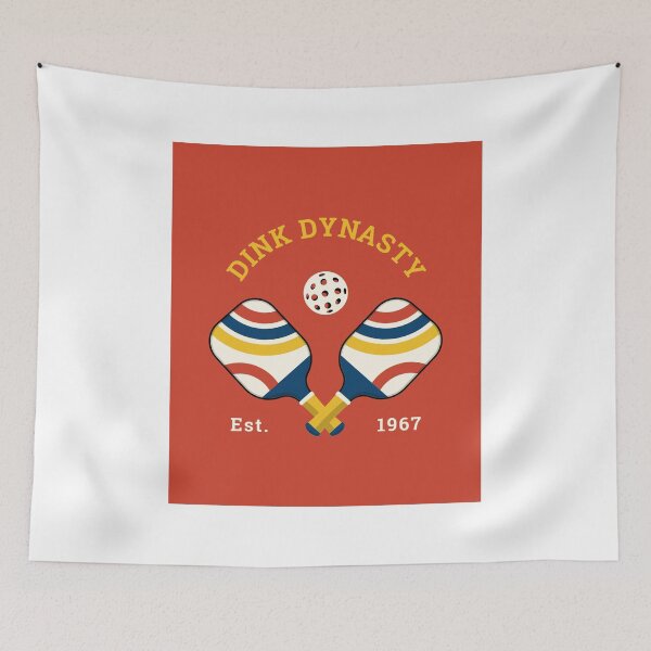 Item preview, "Dink Dynasty" Retro Pickleball Club Graphic Tee designed and sold by VHPDesign.