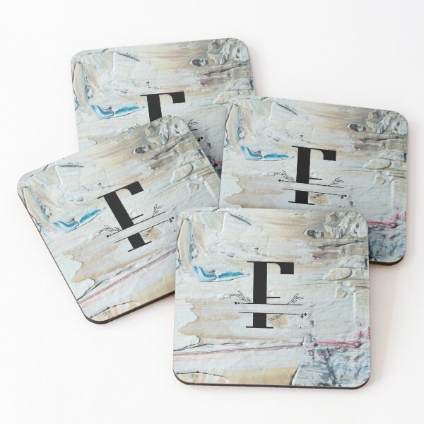 Item preview, Monogram...F... on colourful textured cement/concrete background designed and sold by CHASAcreative.