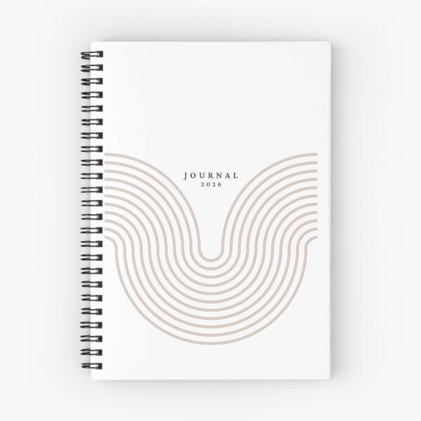 Artikelvorschau, Abstract Zen Journal 2026 – Minimal Flow Line Design entworfen und verkauft von satanpanties666.