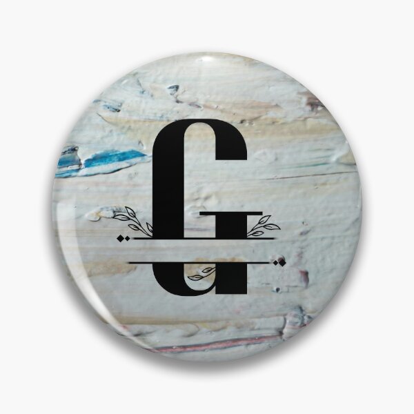 Item preview, Monogram...G... on a colourful textured cement wall background designed and sold by CHASAcreative.