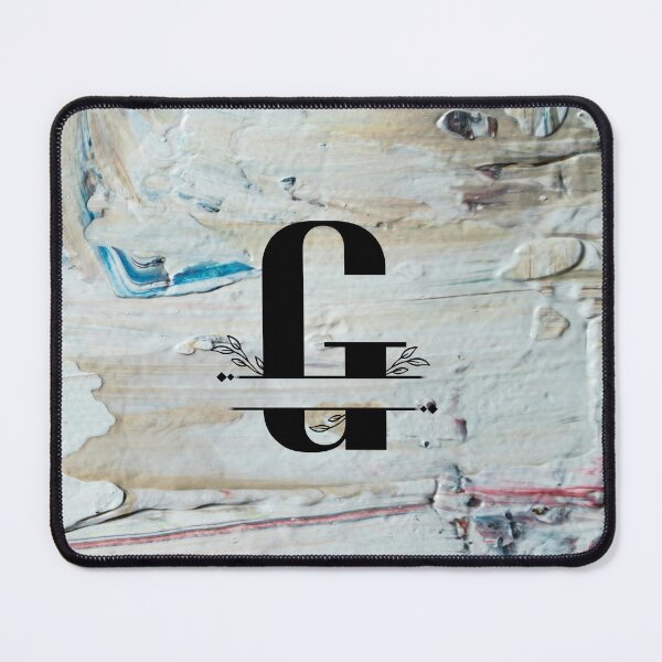 Item preview, Monogram...G... on a colourful textured cement wall background designed and sold by CHASAcreative.