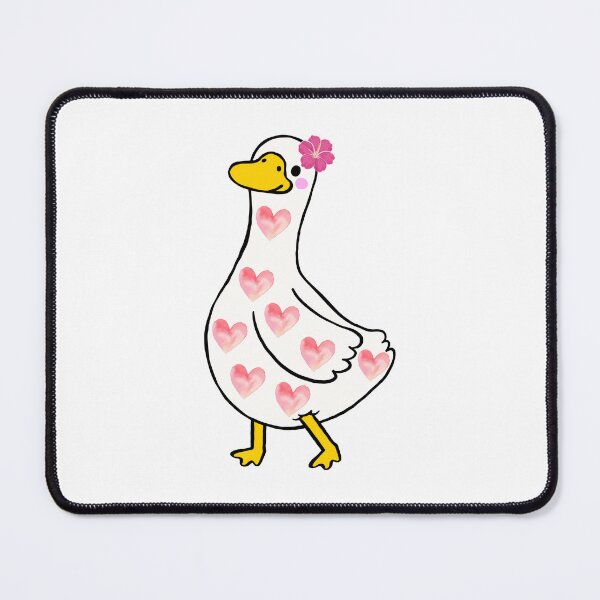 Item preview, Goose with hearts Valentines day designed and sold by ClickATee Store .