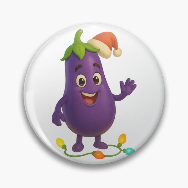Item preview, Christmas Eggplant designed and sold by Sillytoe.