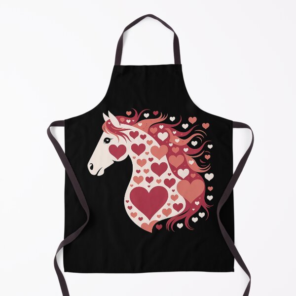 Item preview, Elegant Horse Profile Heart Mosaic Art designed and sold by sky11PP.