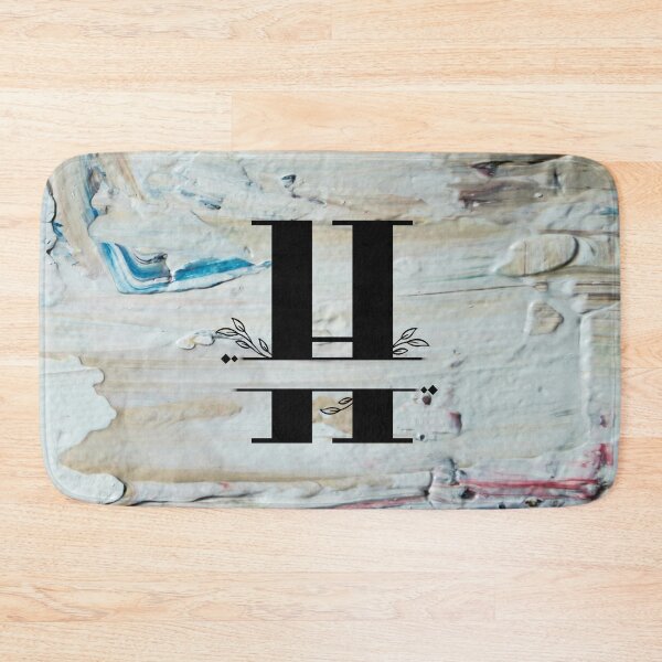 Item preview, Monogram...H...on colourful textured cement/concrete wall background designed and sold by CHASAcreative.