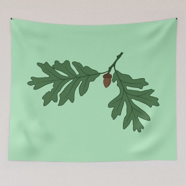 Item preview, Oak Leaf Branch with Acorn – Nature Botanical Art designed and sold by donwillisjrart.