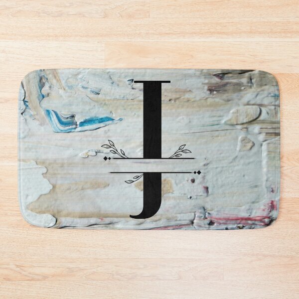 Item preview, Monogram...J... with colourful textured cement/concrete wall background designed and sold by CHASAcreative.