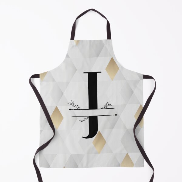 Item preview, Monogram...J... with abstract gold and grey diamond background designed and sold by CHASAcreative.