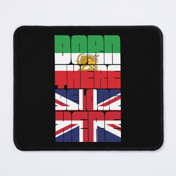 Item preview, Born There Belong Here | British Iranian Identity designed and sold by FlagX.