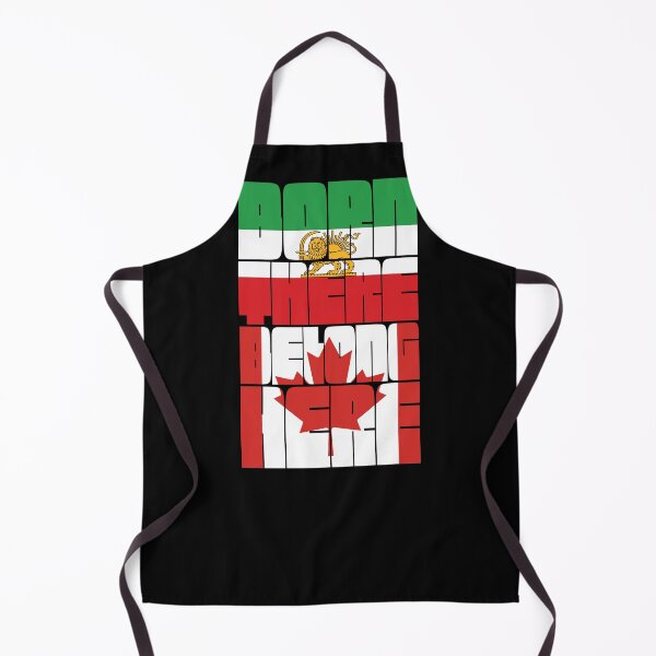Item preview, Born There Belong Here | Iranian Canadian Identity designed and sold by FlagX.