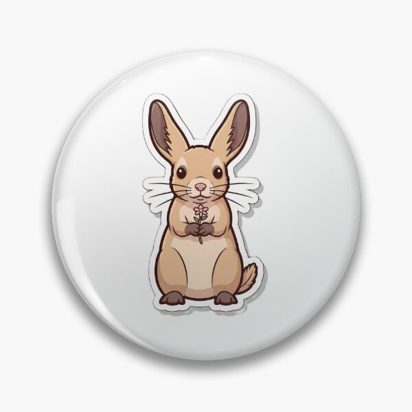 Item preview,  Cute Jerboa with Flower Sticker designed and sold by umtushop.