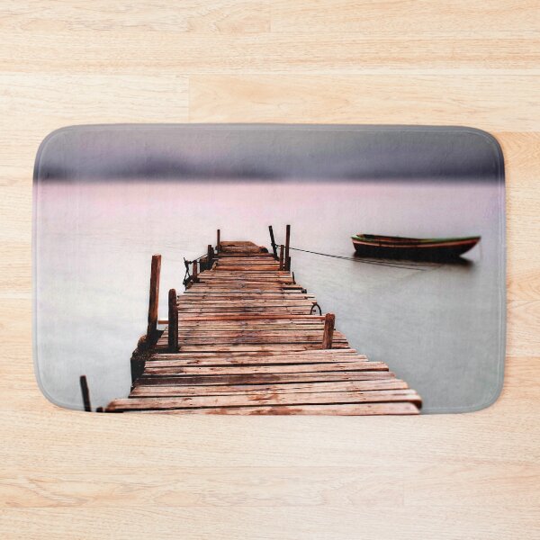 Item preview, Mysterious Mystical Boat Dock Fantasy Sunset Lake Reflections designed and sold by DEC02.