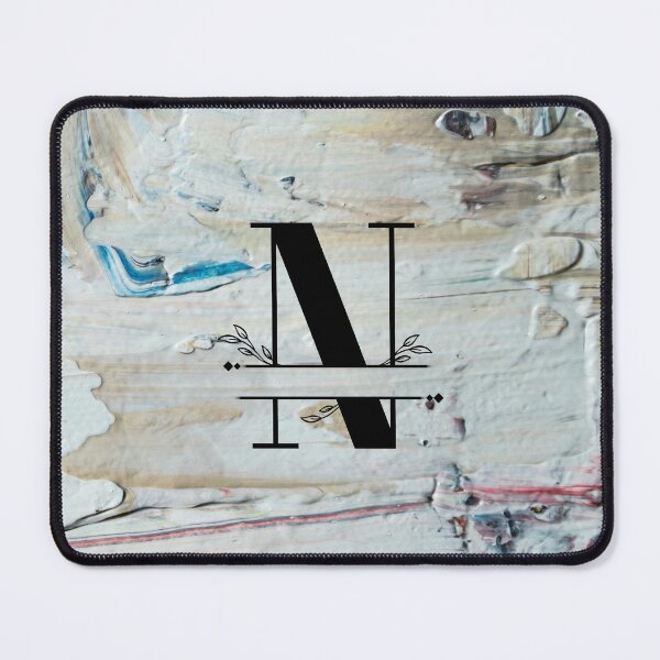 Item preview, Monogram...N...on colourful textured cement/concrete wall background designed and sold by CHASAcreative.