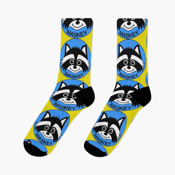 Item preview, Maskey Nifty Raccoon, Blue designed and sold by CavemanArt.