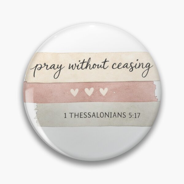 Item preview, Pray Without Ceasing – 1 Thessalonians 5:17 Bible Journaling Washi Tape Sticker designed and sold by DigiWoosh.