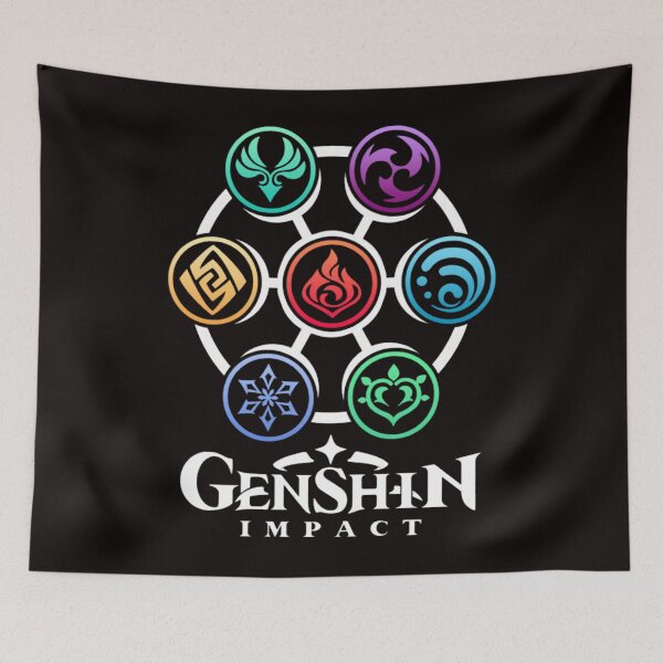 Item preview, Genshin-Impact Elements designed and sold by OtakuKingdom.