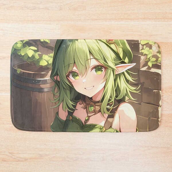 Item preview, Aoi Princess Connect Game Anime Girl Fantasy Elf Forest Green Mood designed and sold by mildaclairmo.