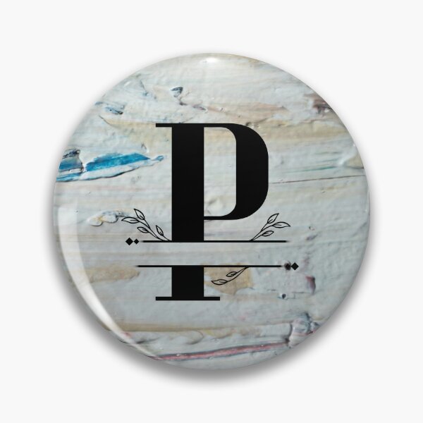 Item preview, Monogram...P...on colourful textured cement/concrete wall background designed and sold by CHASAcreative.