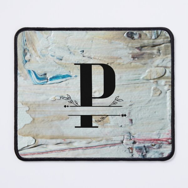 Item preview, Monogram...P...on colourful textured cement/concrete wall background designed and sold by CHASAcreative.