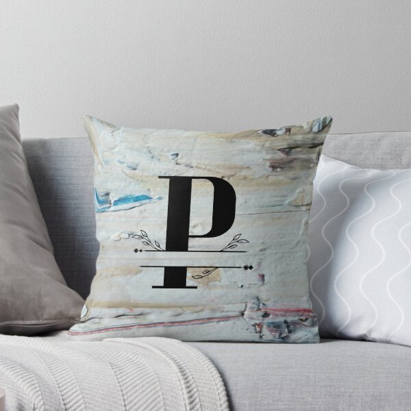 Item preview, Monogram...P...on colourful textured cement/concrete wall background designed and sold by CHASAcreative.