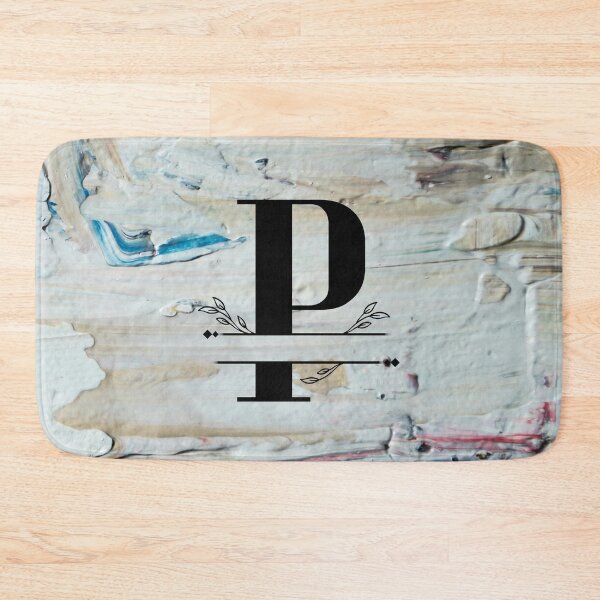 Item preview, Monogram...P...on colourful textured cement/concrete wall background designed and sold by CHASAcreative.