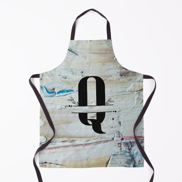 Item preview, Monogram...Q... with colourful textured cement/concrete wall background designed and sold by CHASAcreative.