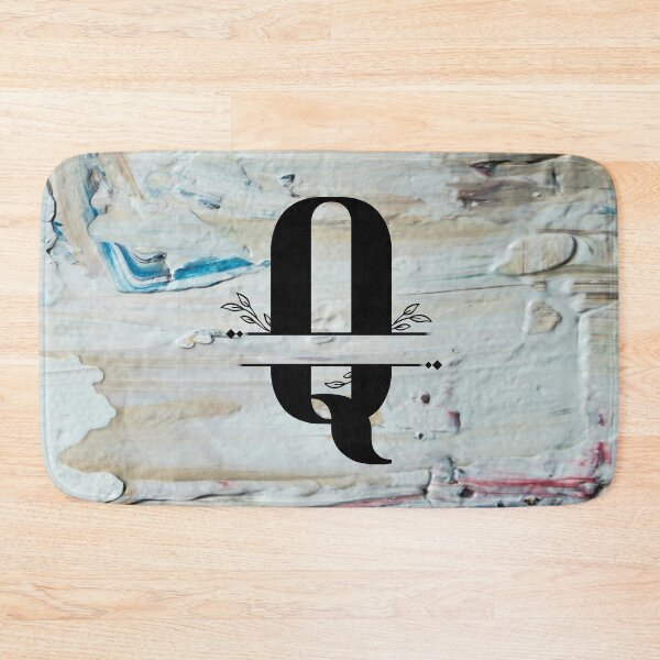 Item preview, Monogram...Q... with colourful textured cement/concrete wall background designed and sold by CHASAcreative.