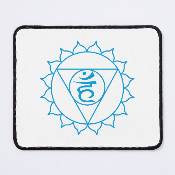 Item preview, Throat Chakra Symbol – Vishuddha | Communication & Truth Energy Artwork designed and sold by SacredPractice.
