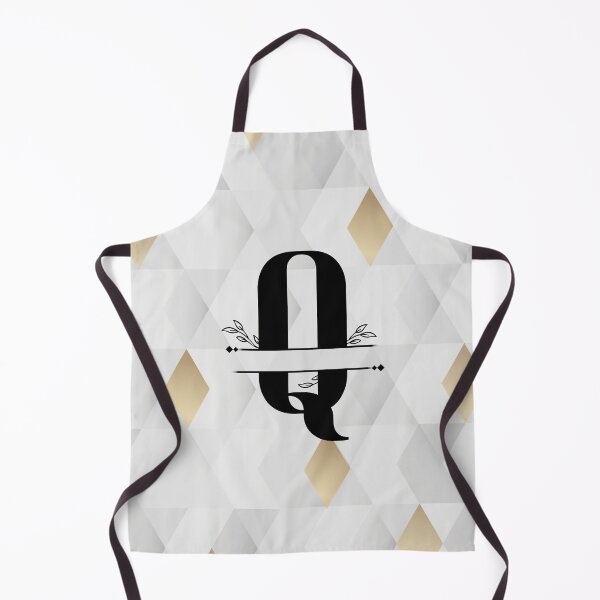 Item preview, Monogram...Q... with abstract gold and grey diamond background designed and sold by CHASAcreative.