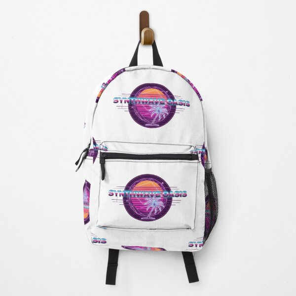 Item preview, Synthwave Oasis – Retro-Futuristic 80s Cyber Neon Illustration designed and sold by VibranPalette.