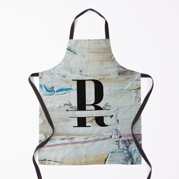 Item preview, Monogram...R... with colourful textured cement/concrete wall background designed and sold by CHASAcreative.