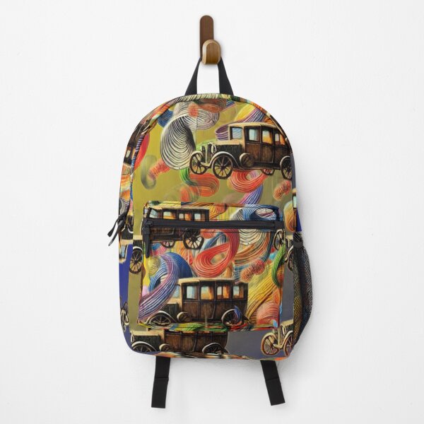 Item preview, Retro Swirl Rally: Antique Cars in Technicolor designed and sold by daweave77.