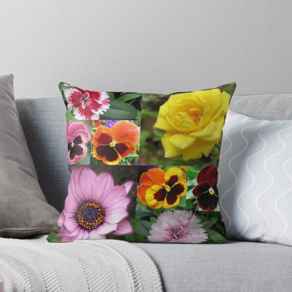 Item preview, Sunkissed Summer Flowers Collage - Unframed designed and sold by BlueMoonRose.