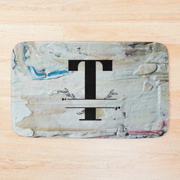 Item preview, Monogram...T... with colourful textured cement/concrete wall background designed and sold by CHASAcreative.