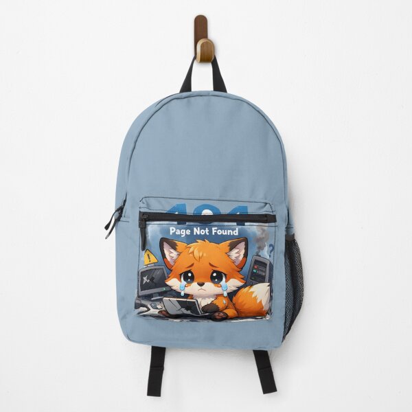 Item preview, 404 Error Page Not Found Cute Fox Programmer Humor designed and sold by Still Breathing Studio.