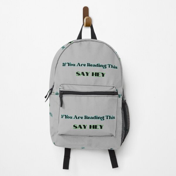 Item preview, If You Are Reading This Say Hey Stickers Prints Posters Wall Art Magnet Home Coffee Cup Decoration TShirt Stationary Notebook Magnet Hat Kitchen Work School Office Redbubble Shop designed and sold by Saritas Boutique Shop.